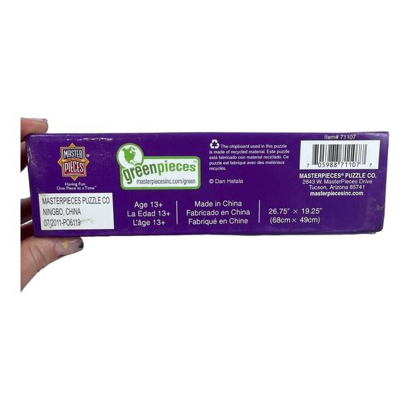 Whistle Stop Dreams Dan Hatala Railway Train Station 1000 Piece Jigsaw Puzzle - Picture 2 of 3